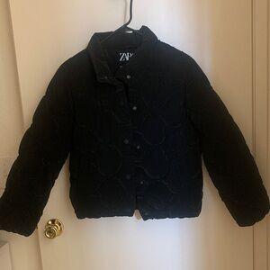 Zara Kids Black Puffer Jacket